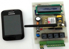 دستگاه صنعتی SMS کنترلر با 4 رله