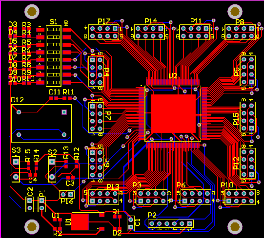 برد آموزشی FPGA سری xc95288xl